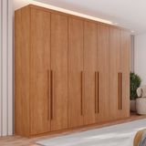 Guarda-roupa 7 Portas 6 Gavetas Flórida Espresso Móveis Cinamomo