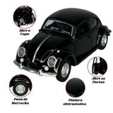 Super Carrinho Ferro Miniatura Fusca Carros Brinquedo 1:32