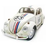 Super Carrinho Fusca Ferro Fricção Metal Miniatura 53