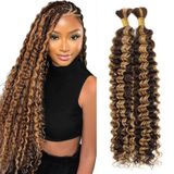 Cabelo Trançado Humano Lyiskb Ombre 10a Brazilian Virgin 20 Polegadas