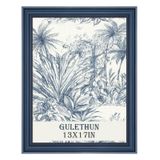 Porta-retratos Gulethun Transitional Modern 13x17cm Azul