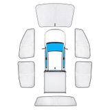 Window Sun Shade Kmf Full Custom Fit Ford Ranger 4 Portas 2019-2025