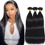 Pacotes De Cabelo Younghann 22cm, Cabelo Virgem Brasileiro Liso