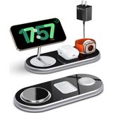 Estação De Carregamento Doolv 3 Em 1 Para Apple Iphone 12-16 E Watch
