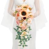 Buquês De Casamento Serwalin 28 Cm Bridesmaid Champagne