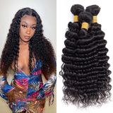 Pacotes De Cabelo Mamart Deep Wave 3 Bundles 20 22 24 Polegadas