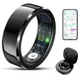 Monitor De Frequência Cardíaca Smart Ring Qjijolz Fitness Tracker Ip68