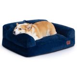 Sofá-cama Para Animais De Estimação Hollypet Fluffy Plush Para Cães E Gatos Cinza