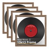 Porta-retratos Kinlink Brown Wood 13x13 Para Fotos 13x13