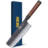 Faca Nakiri Hoshanho De 18 Cm Em Aço Carbono Forjado À Mão Japonesa