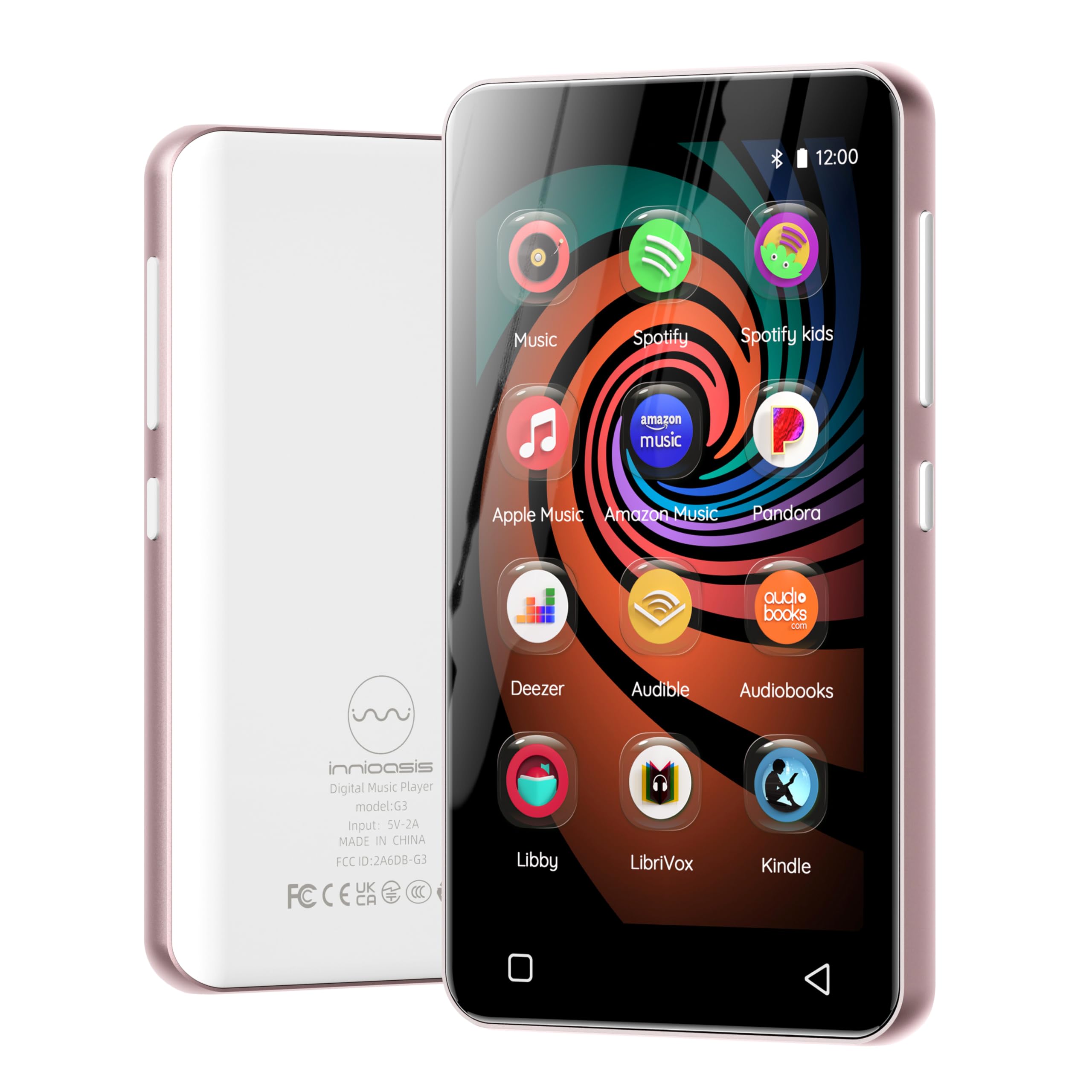 Leitor De Mp3 Em Nioasis 160 Gb Com Bluetooth, Wi-fi, Spotify Kids