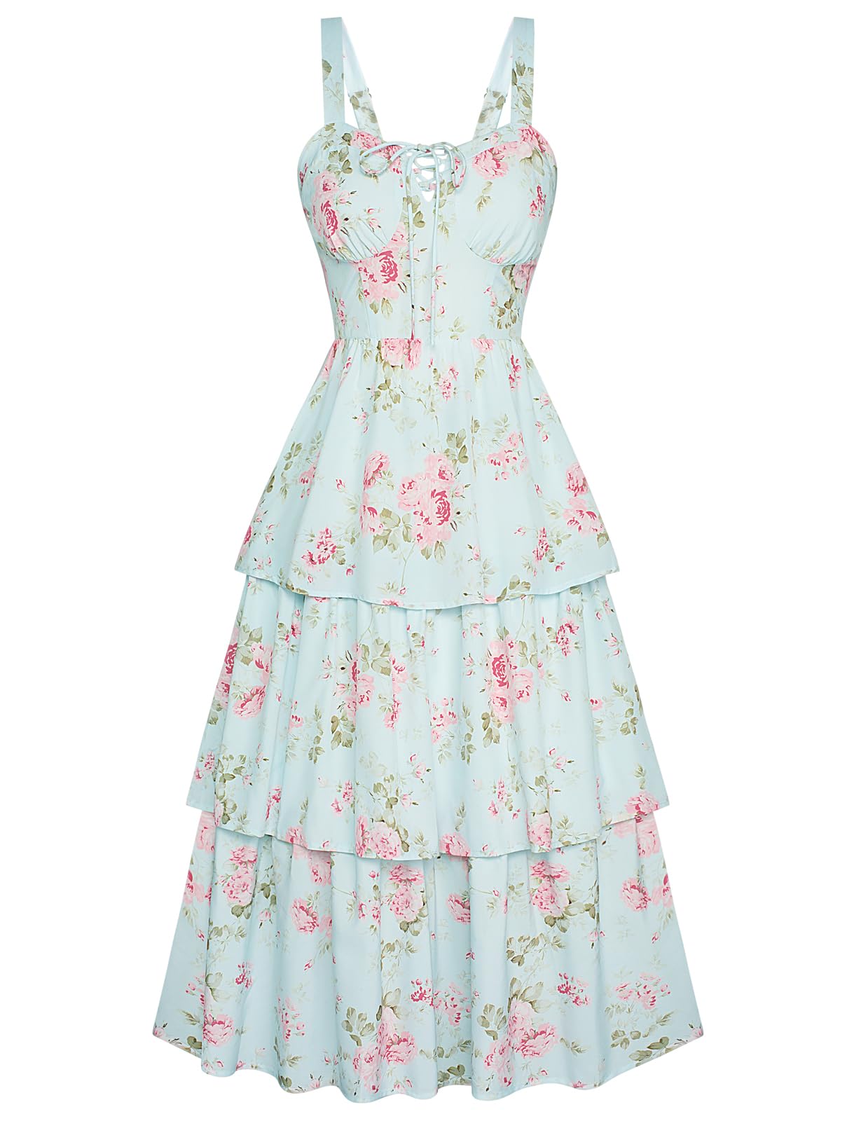 Vestido Feminino Scarlet Darkness, De Verão, Maxi Beach, Azul, Rosa