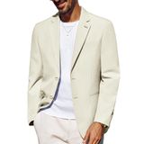Casaco Esportivo Pj Paul Jones, Casual De Verão, Linho, Blazer Masculino, Damasco