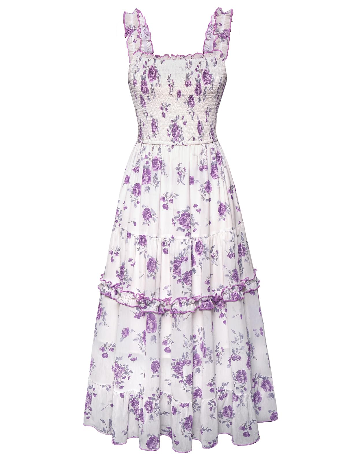 Vestido De Verão Scarlet Darkness Floral Sundress Purple M