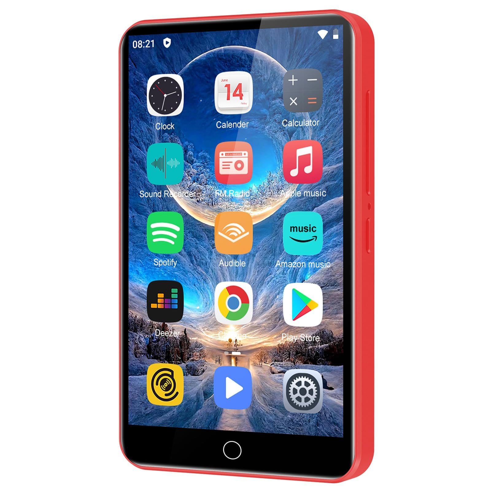 Leitor Mp3 Zaqe 80gb Com Bluetooth, Wifi, Tela Sensível Ao Toque 4.0