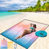 Cobertor De Praia Wiwigo Impermeável À Prova De Areia 200x240cm Para 2-8