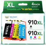 Cartuchos De Tinta Kolor Expert 910xl Para Hp Officejet Pro 8025e