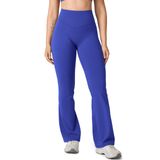 Leggings Unissu Hugcurve High Waisted Flare 31" Azul Royal L
