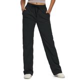 Calças Femininas Sevego Dance Studio Ruched Athletic Pretas Xxl