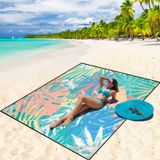 Cobertor De Praia Wiwigo Impermeável À Prova De Areia 200x240cm Para 2-8