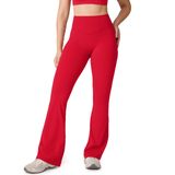 Leggings Unissu Hugcurve Sem Costura Frontal, Cintura Alta, Flare