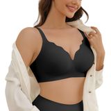 Sutiã Sem Fio Deangelmon Seamless Full Coverage, Acolchoado Preto
