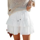 Shorts Woudery Flowy Para Mulheres, Boho, Babados, Saias Em Camadas