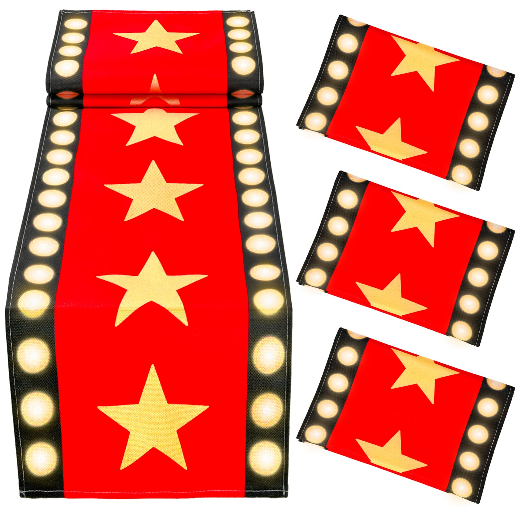 Tapete Vermelho Table Runner Whqxfdz Movie Night 33 Cm X 183 Cm