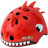 Capacete De Bicicleta Anharluka Infant Toddler Adjustable Red Dinosaur