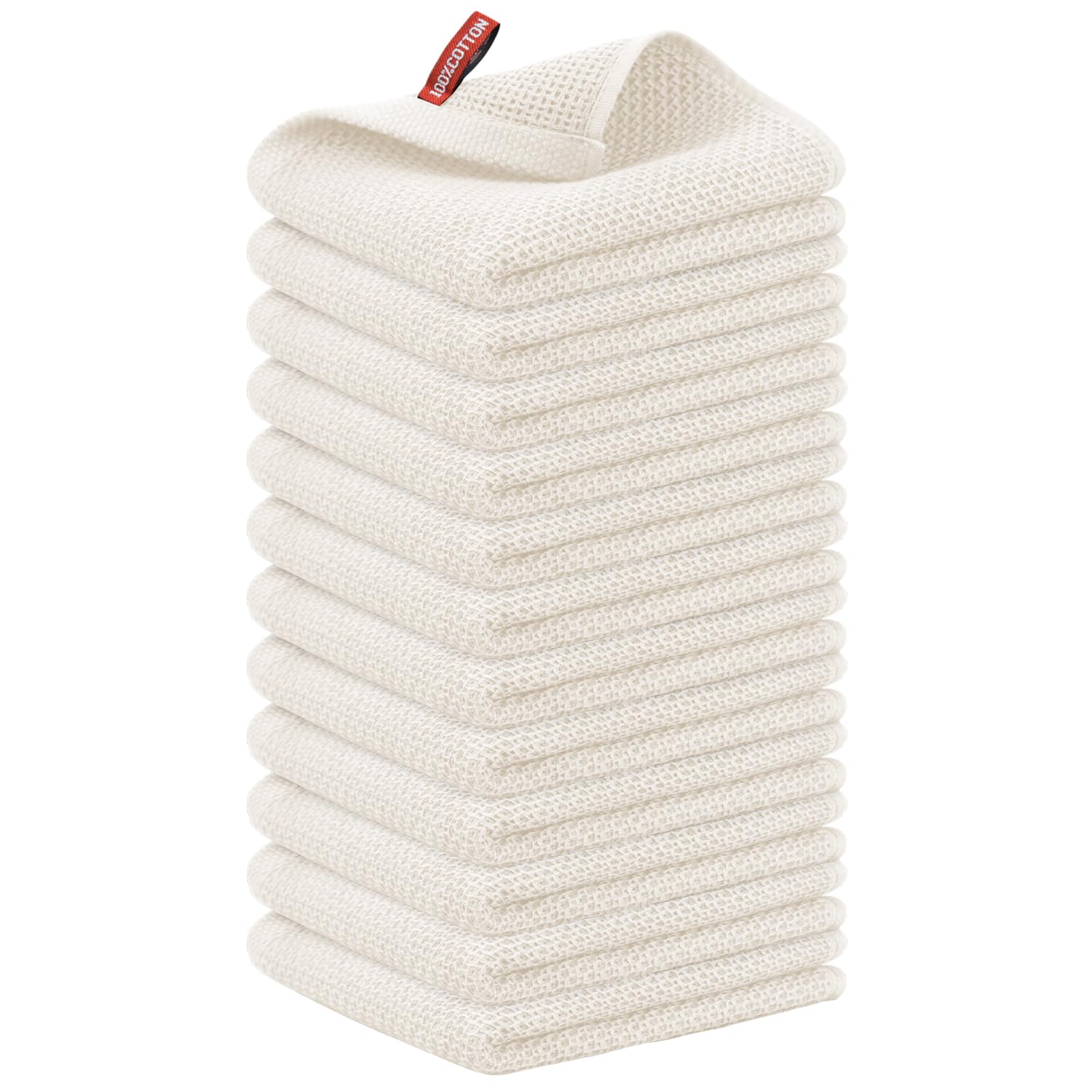 Toalhas De Cozinha Nialnant, Pacote Com 12, 100% Algodão 33x70cm