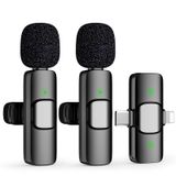 Microfone De Lapela Sem Fio Hehottc 2 Em 1 Modelo M2 Mini