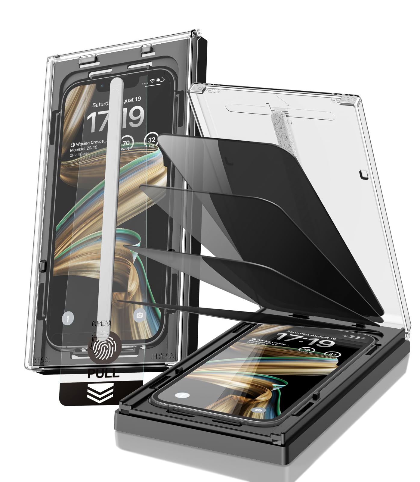 Protetor De Tela De Privacidade Ez-glaz Para Iphone 14 Plus/13 Pro Max