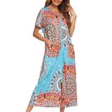 Roupão De Banho Bloggerlove, Camisola Longa Feminina Plus Size