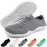 Tênis De Corrida Femininos Rjywgs Slip On Barefoot Cinza Claro 8.5