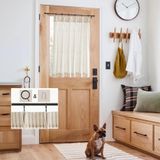 Cortinas De Café Limon Home Beige Linen Pinch Pleat 30x45cm 1 Painel