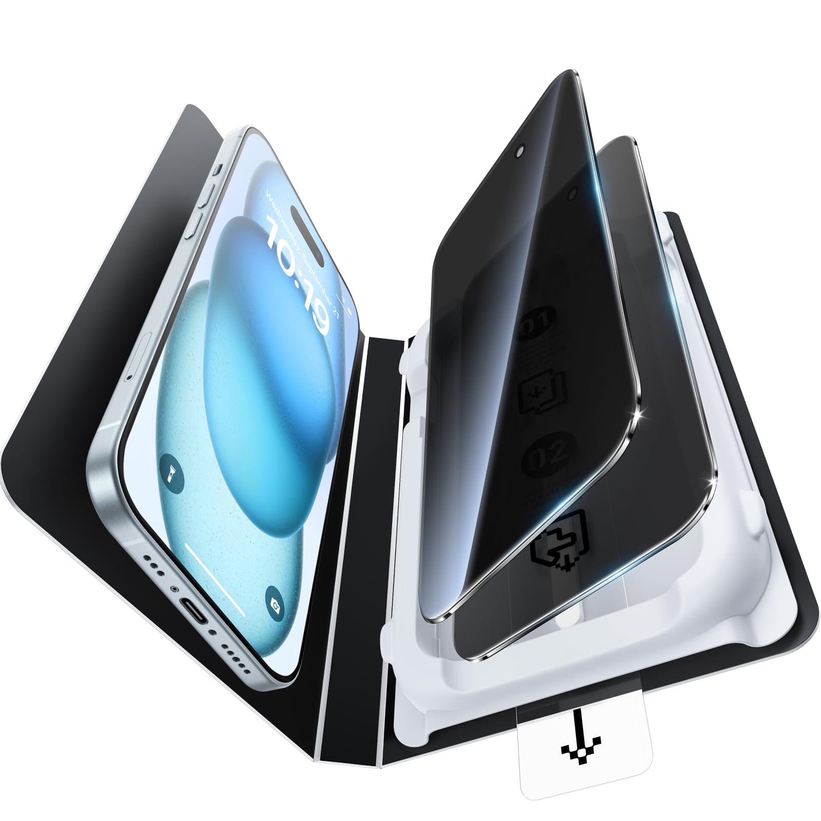 Protetor De Tela De Privacidade Smartdevil Iphone 15 Plus 6.7"