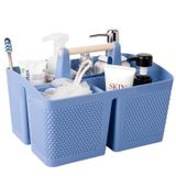 Cesta De Chuveiro Portátil Rejomiik Plastic Dark Blue