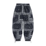 Calças Cargo Zaful Flat Pocket Parachute Para Homens E Mulheres