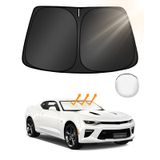 Pára-brisa Sun Shade Mekdghro Custom Fit Chevy Camaro 2016-2024