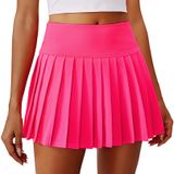 Saia De Tênis Pinspark Plissada Para Mulheres Para Controle De Barriga De Golfe