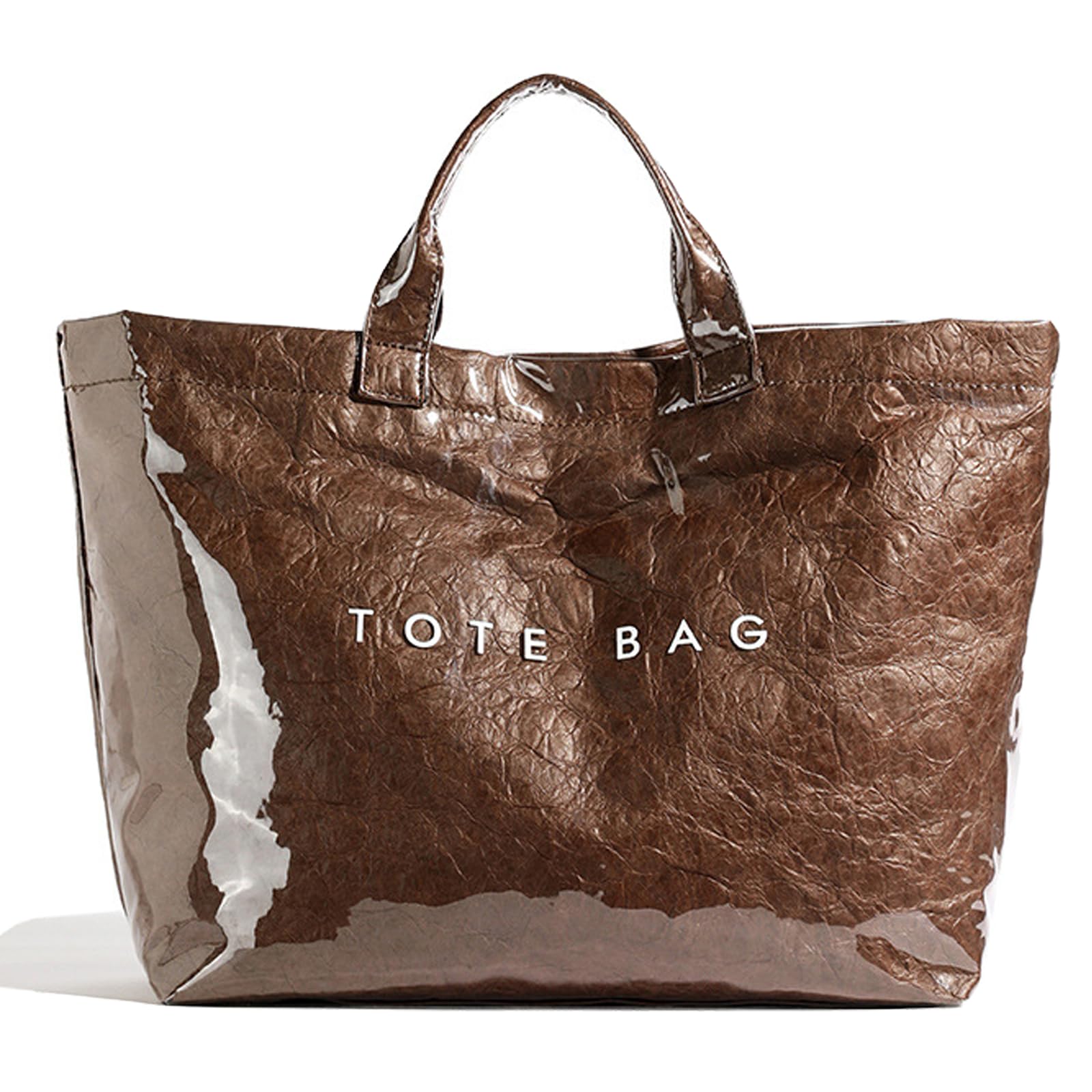 Sacola Lierwoi Pvc E Papel Kraft Para Mulheres 45x29x13cm