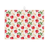 Tapete De Secagem De Pratos Apple Orchard Wood Grain 45x60cm Microfibra