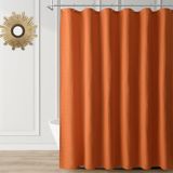 Cortina De Chuveiro Naturoom Burnt Orange Waffle 180x200cm