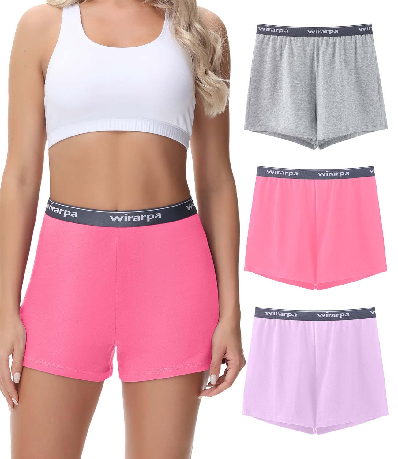 Shorts De Dormir Com Pijama De Algodão Comfywear Lounge, Pacote Com 3