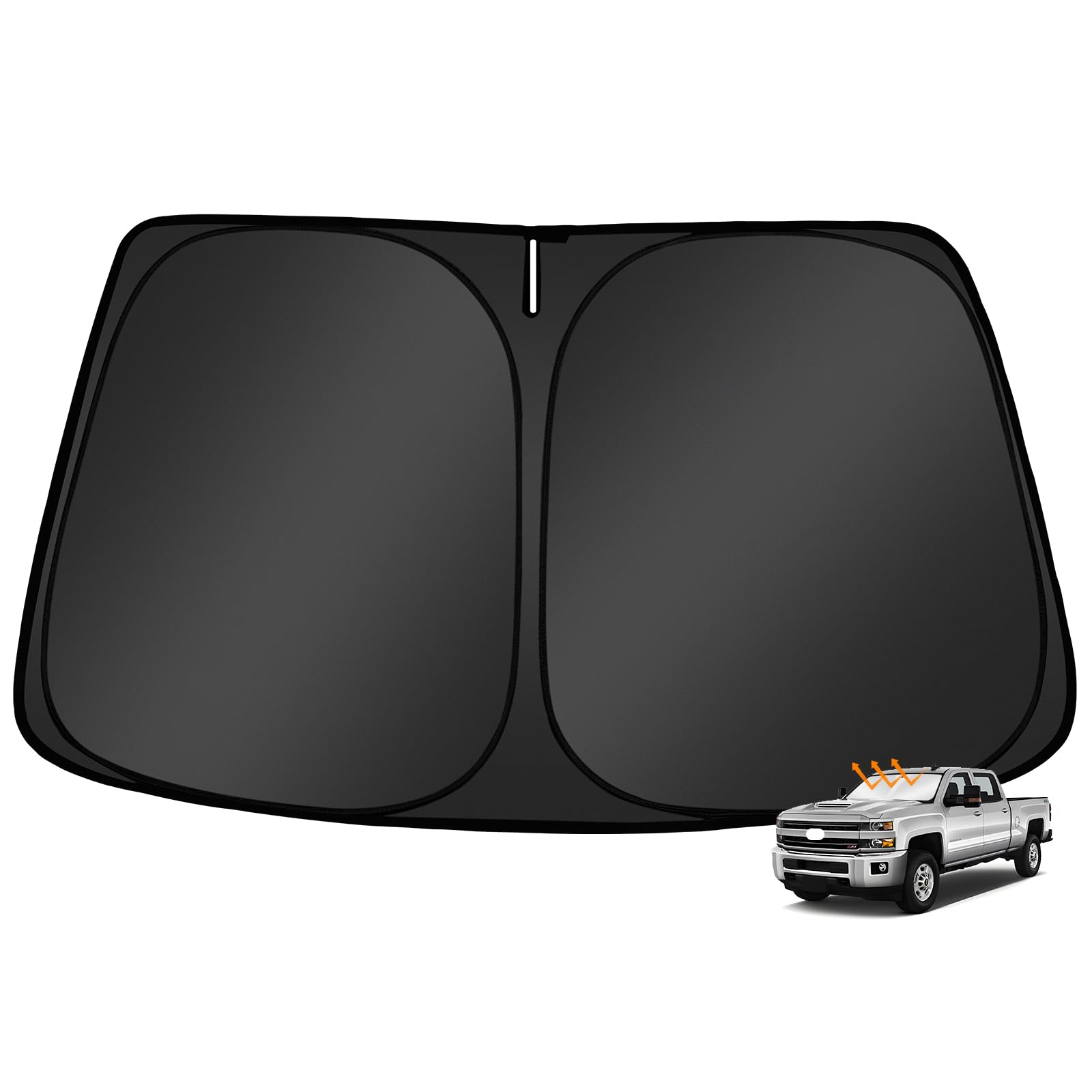 Pára-brisa Sun Shade Mekdghro Custom Fit Chevy Silverado