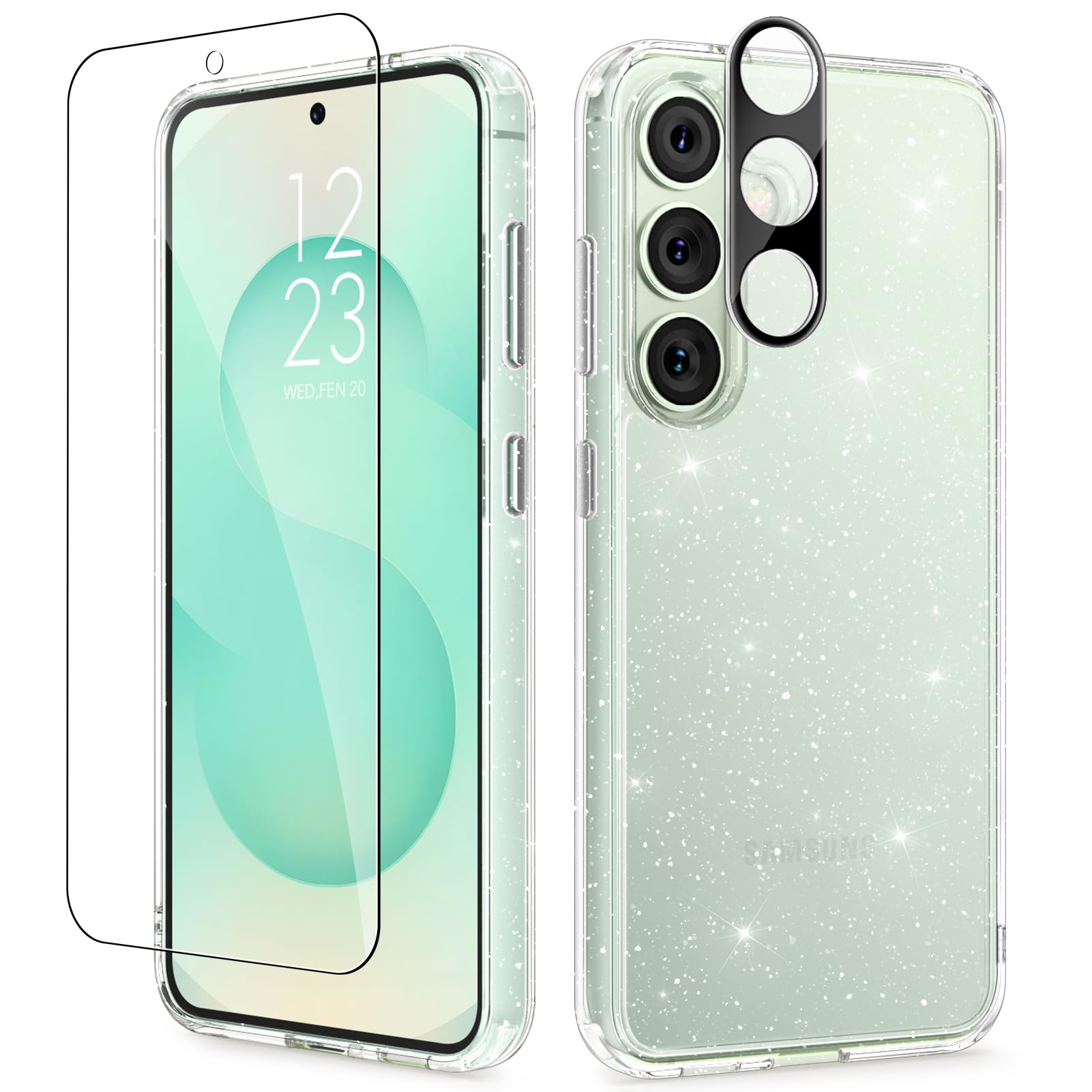 Capa Para Celular Gviewin Samsung Galaxy S25 Plus Com Protetor