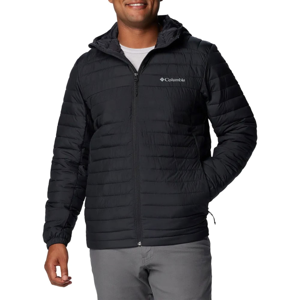 Jaqueta Columbia Silver Falls Com Capuz Black