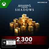 Xbox Assassins Creed Shadows 2300 Helix Pack eGift