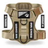 Colete Refletivo Demigreat Service Dog Harness Com 5 Adesivos