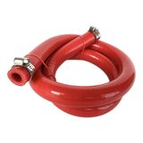 Mangueira De Aquecedor De Silicone Reforçada Bekelan 13 Mm X 1 M Vermelha
